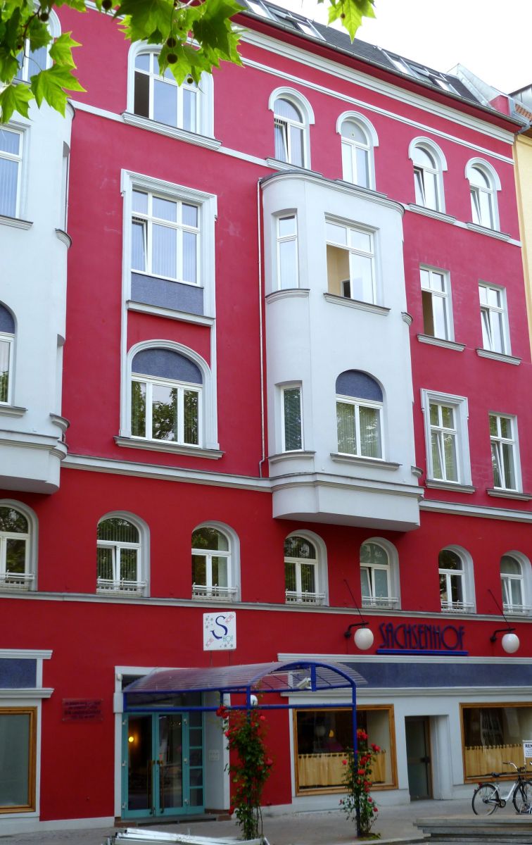 Das ehemalige Wohnhaus von Else Lasker-Schüler in Berlin-Wilmersdorf.