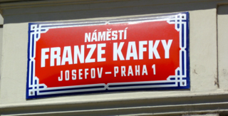 Der Kafkaplatz in Prag
